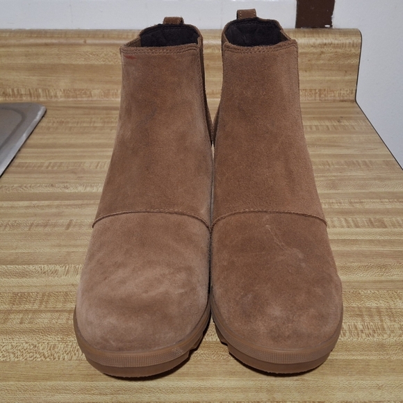 Sorel Joan of Arctic III Chelsea Wedge Suede Bootie Size 10 - Picture 3 of 10